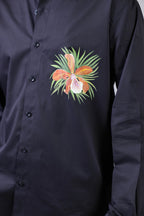 Full Sleeves Hand Painted Black Shirt