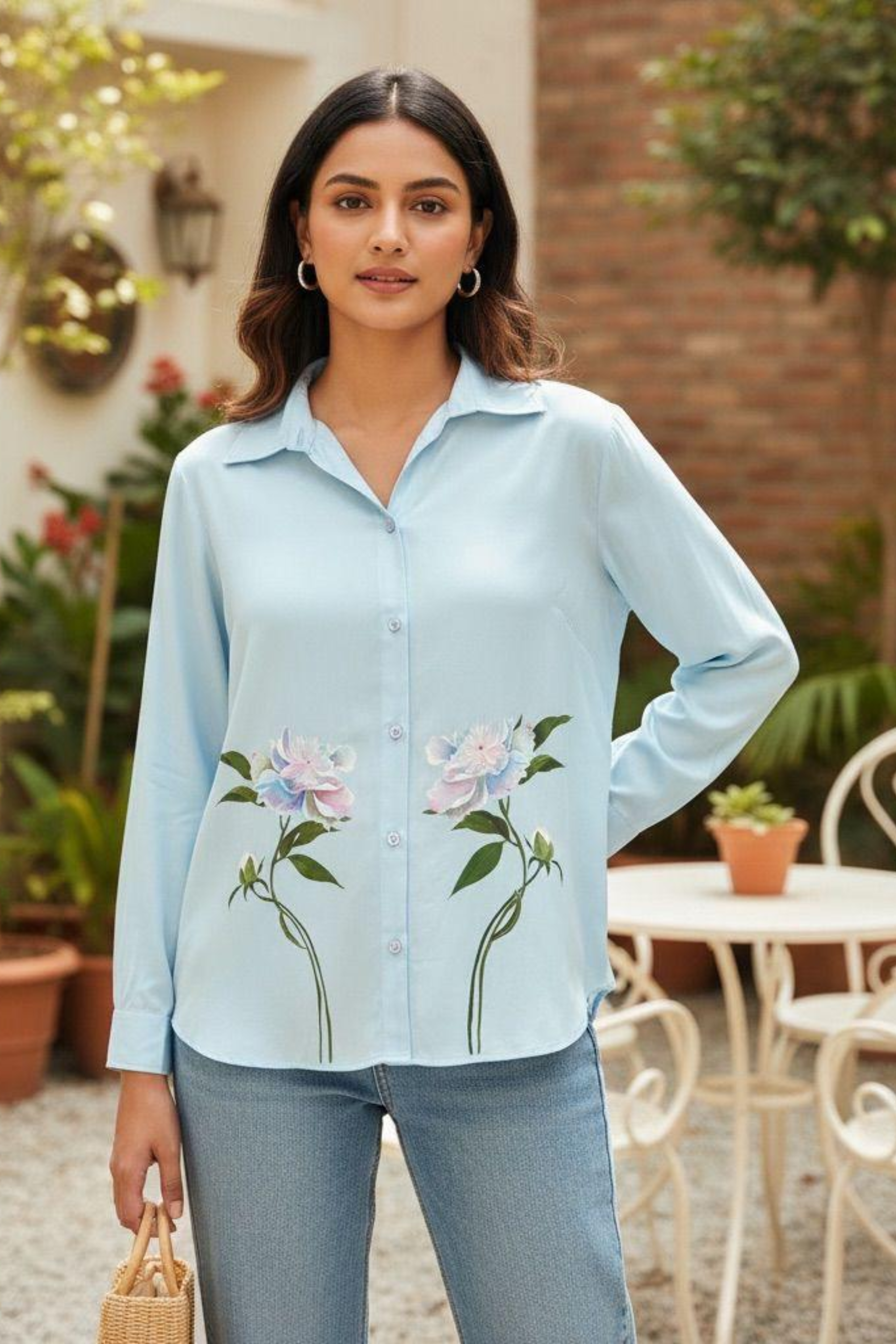 Blue Blossom Shirt