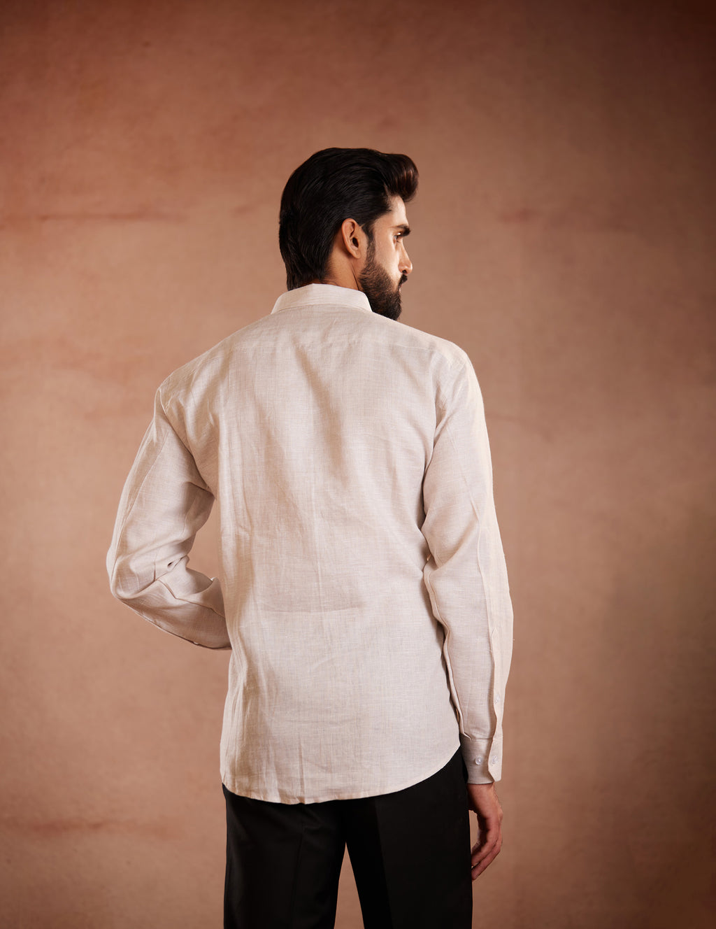 Azure Songbird Linen Shirt