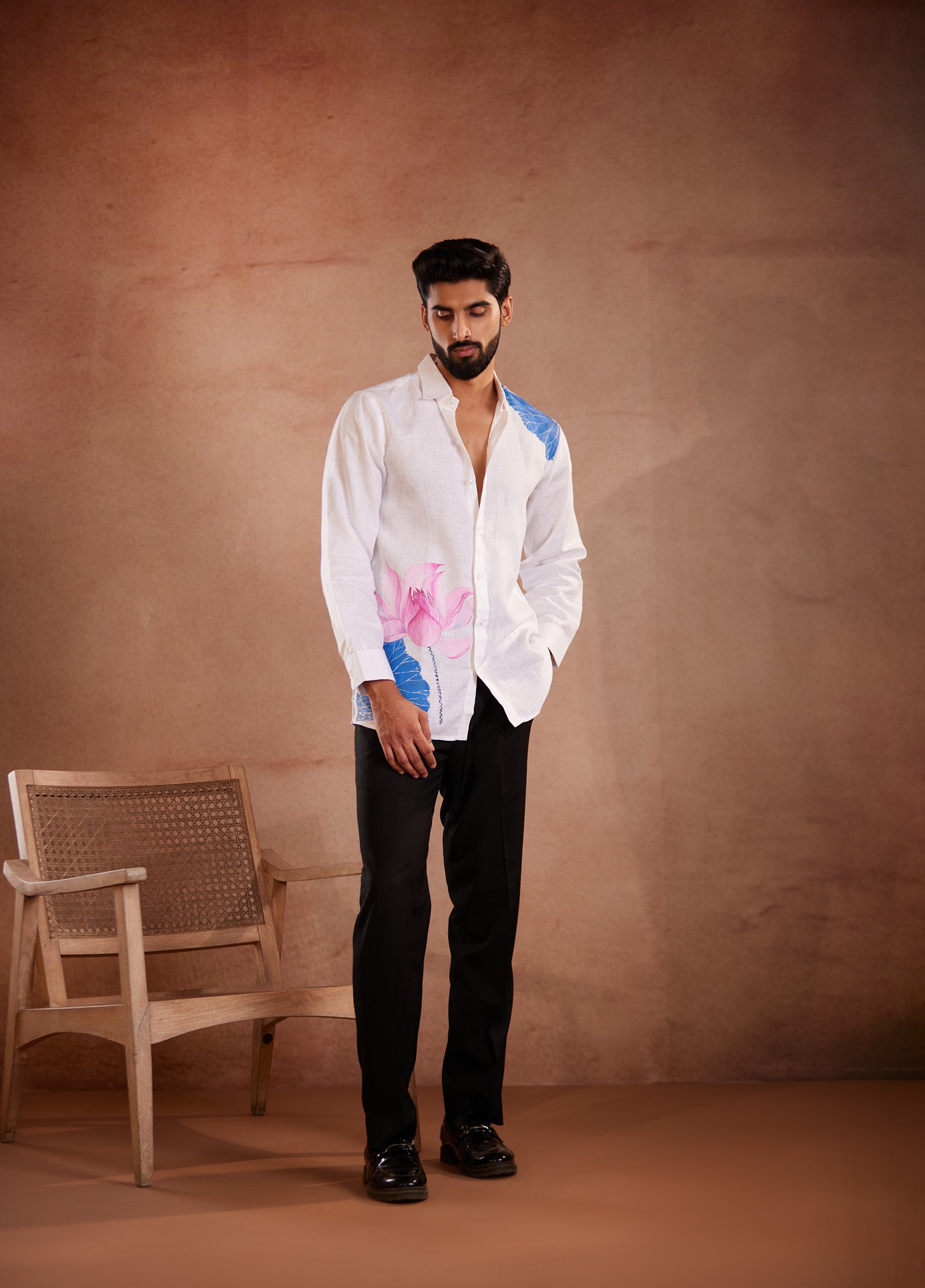 Lotus Breeze Linen Shirt