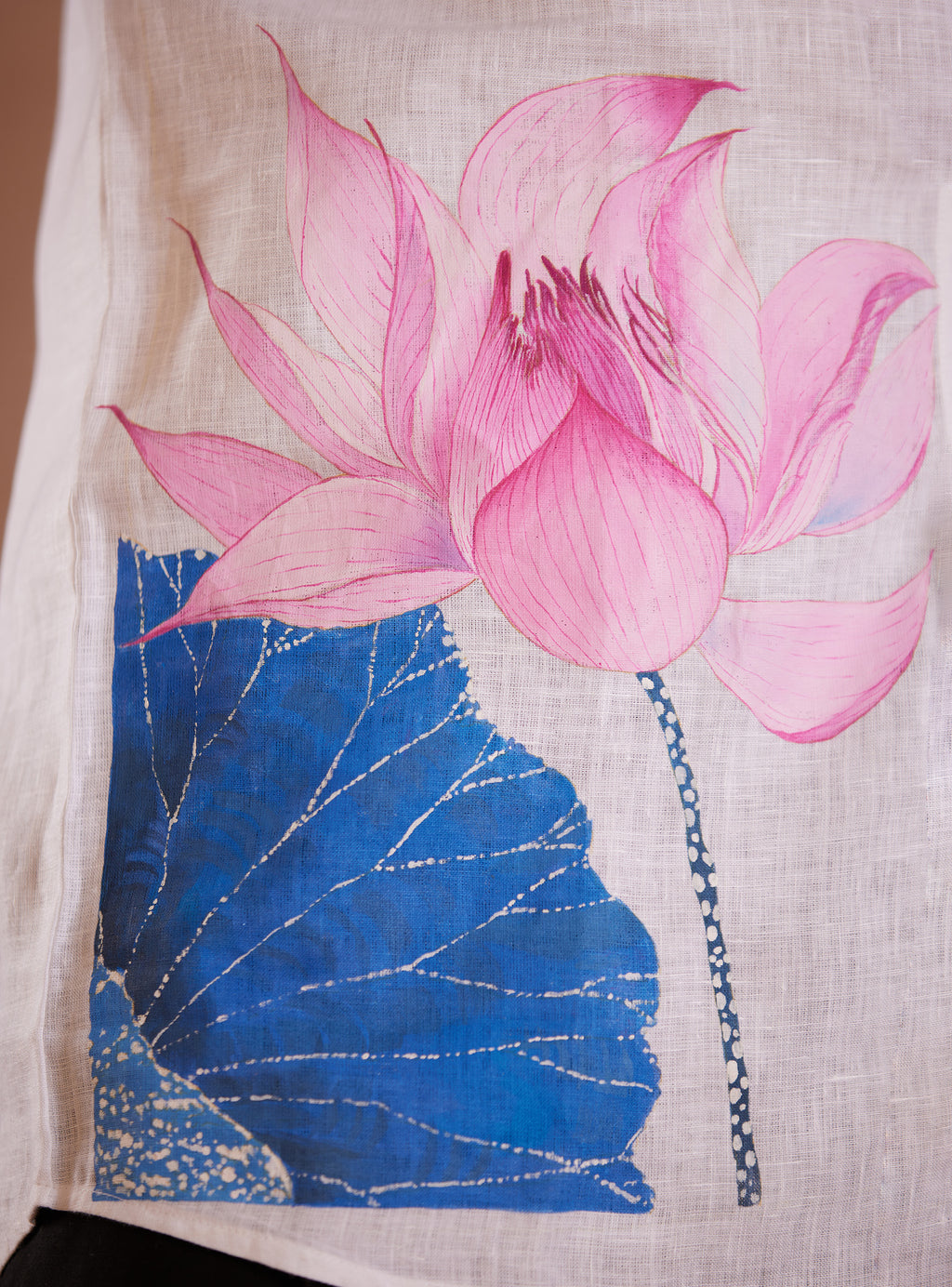Lotus Breeze Linen Shirt