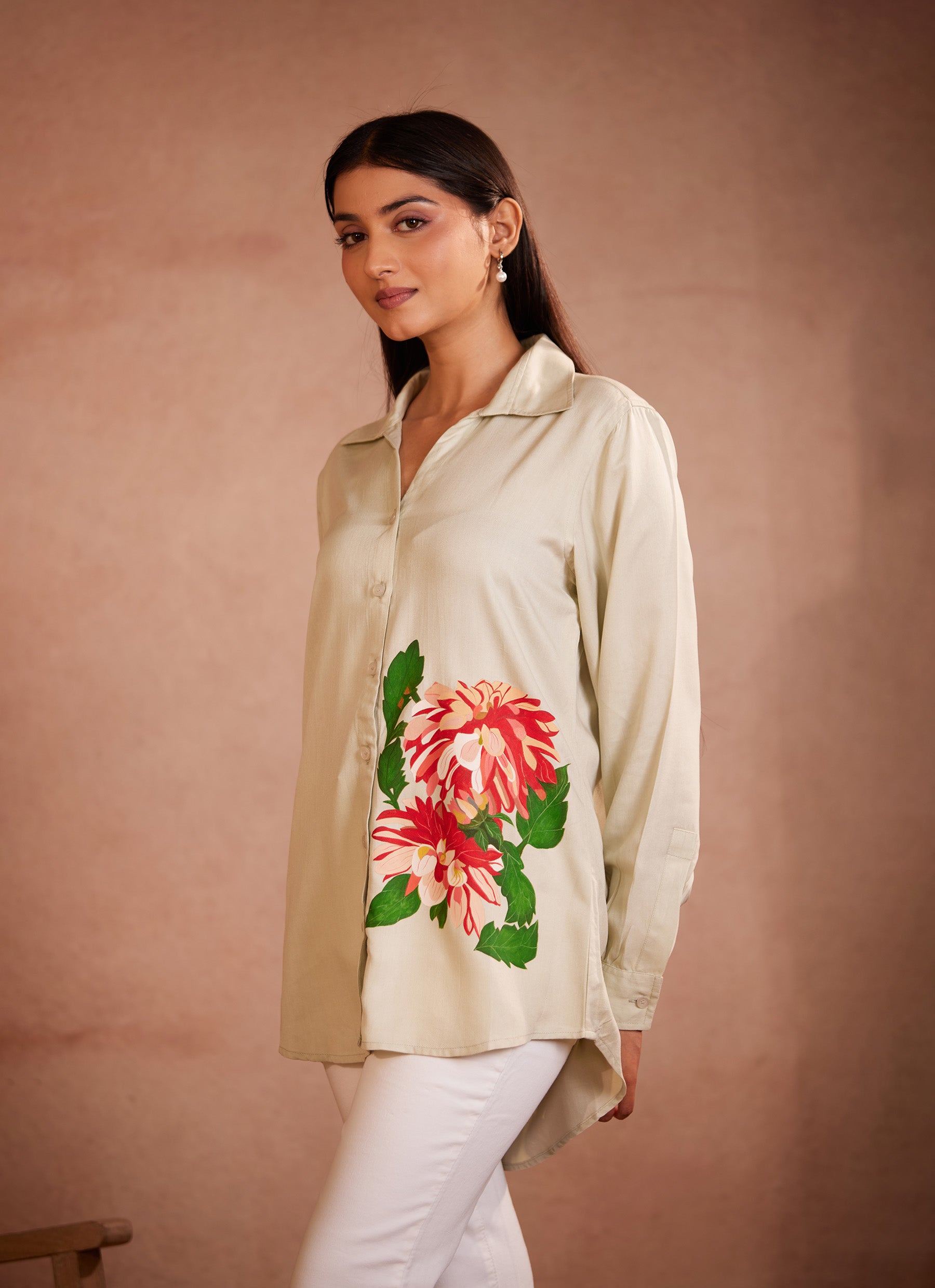 Scarlet Bloom Shirt