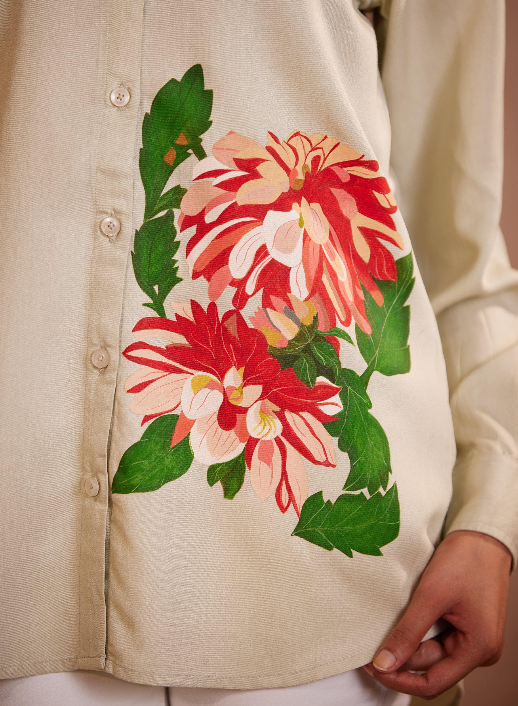 Scarlet Bloom Shirt