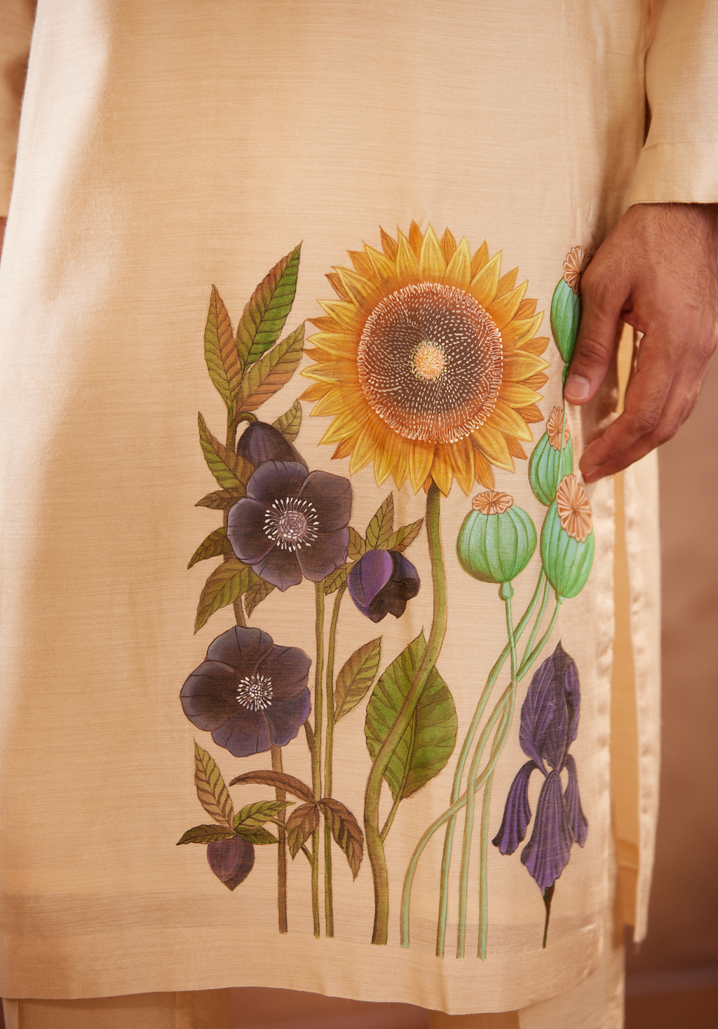 Sunflower Symphony Kurta