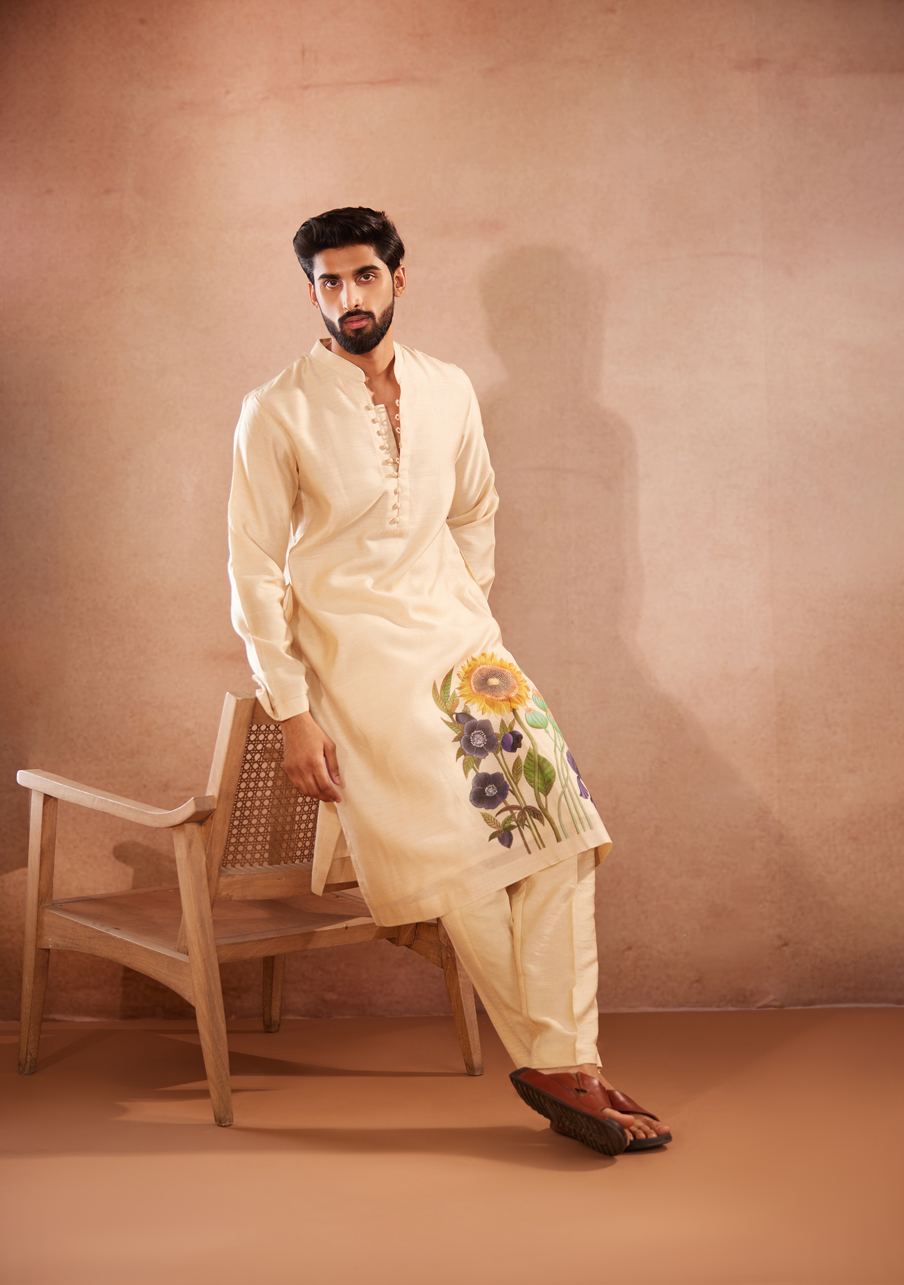 Sunflower Symphony Kurta