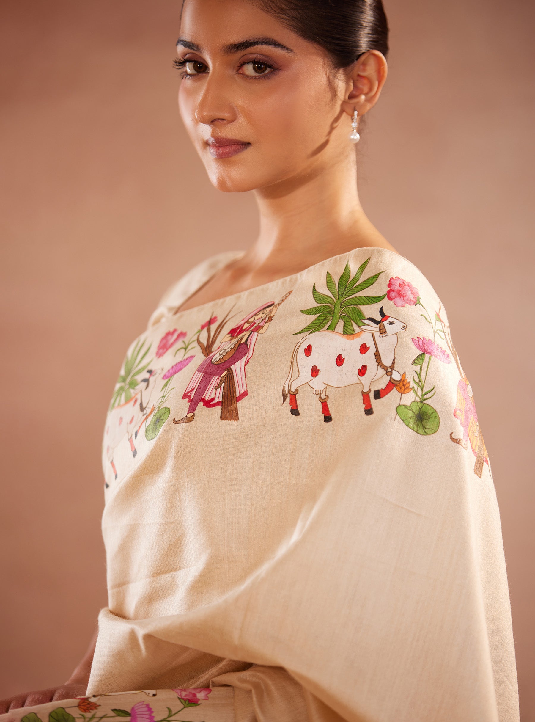 Vrindavan Vignettes Saree