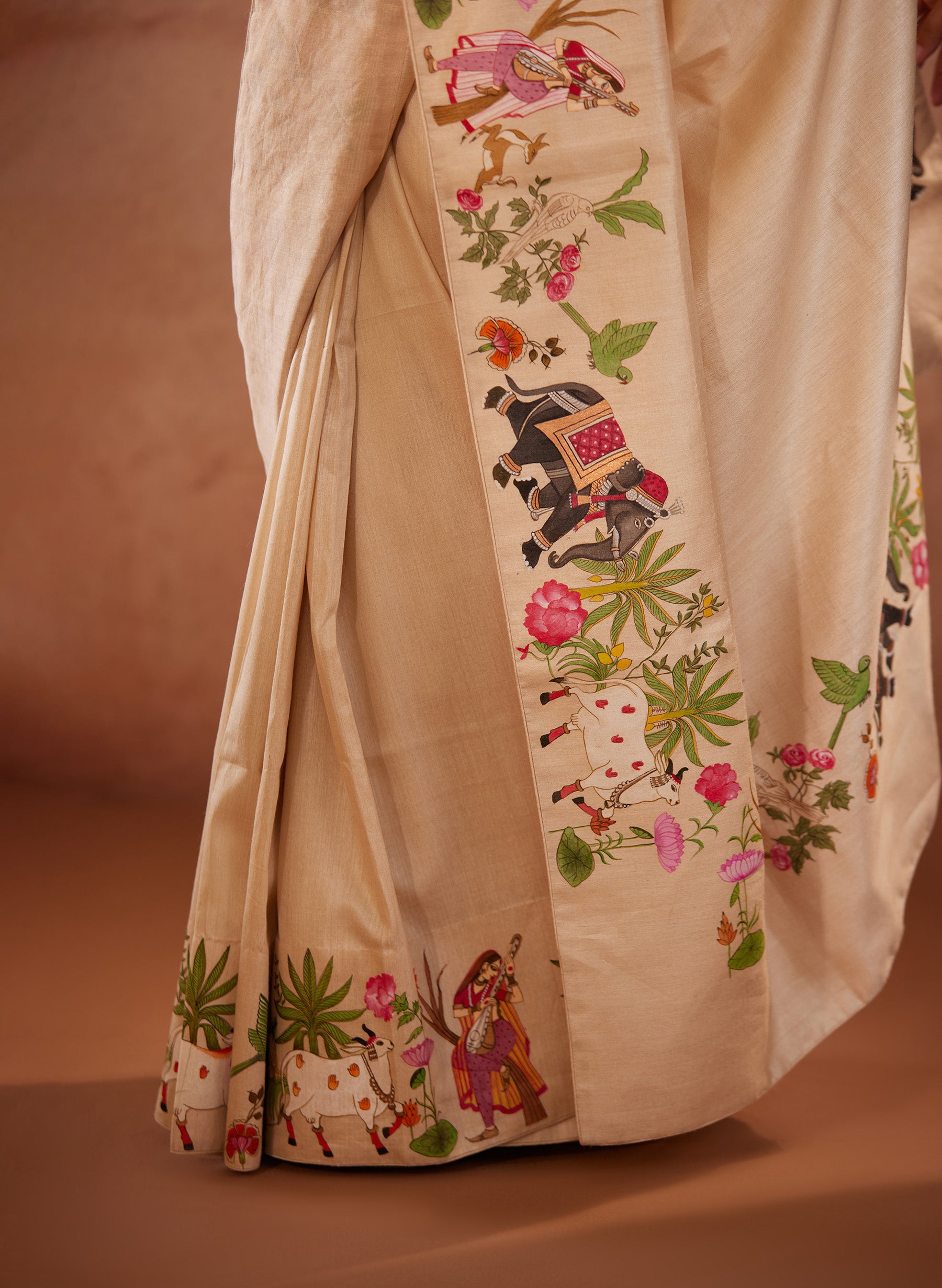 Vrindavan Vignettes Saree