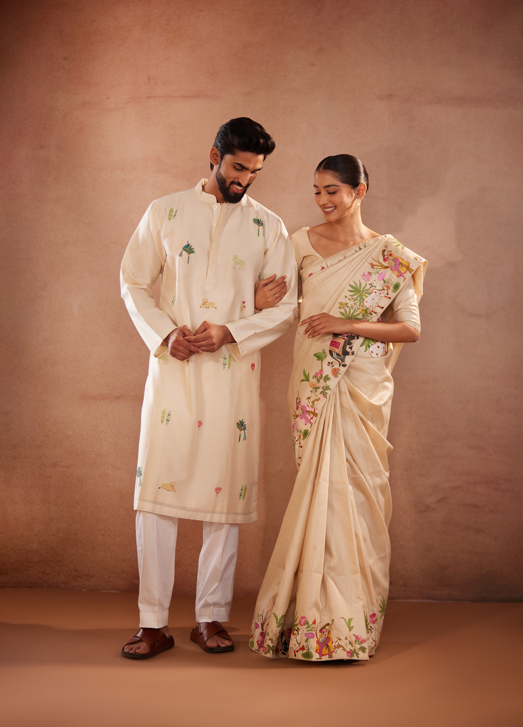 Vrindavan Vignettes Saree