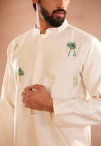 Pichwai Heritage Kurta Set_S