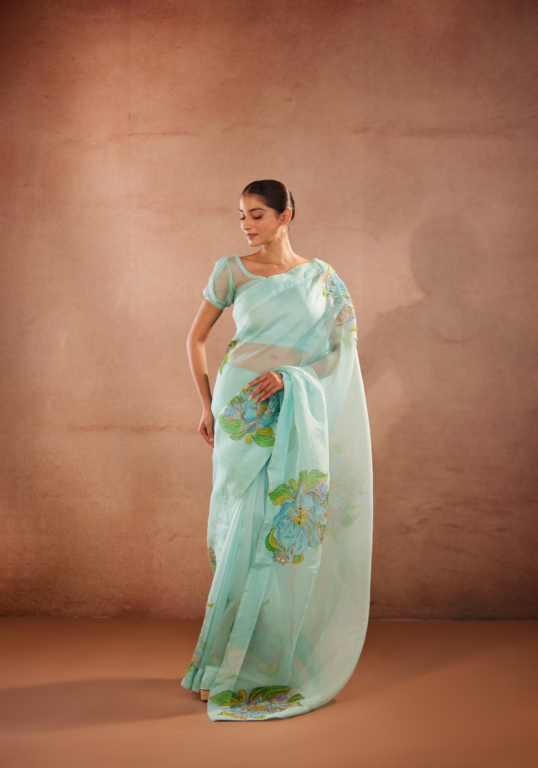 Celeste Bloom Saree