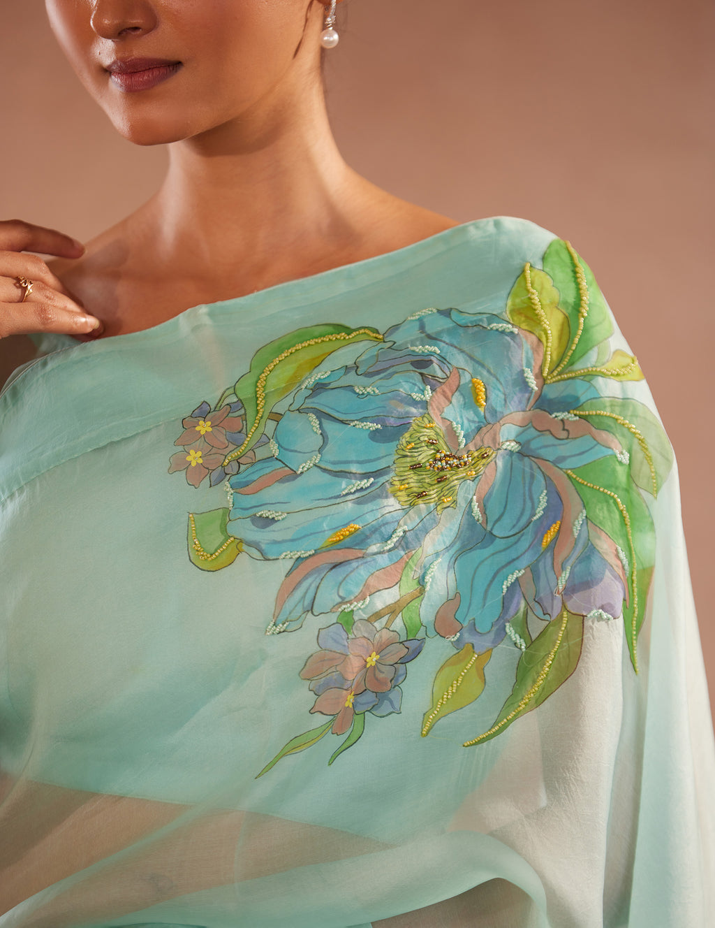 Celeste Bloom Saree