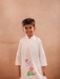 Animal Rain Dance l Cotton hand painted kurta set