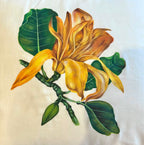 Golden Songbird Athena Silk  Cushion Cover 1