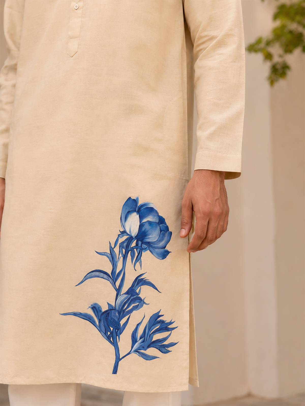 Midnight  Bloom Kurta Set