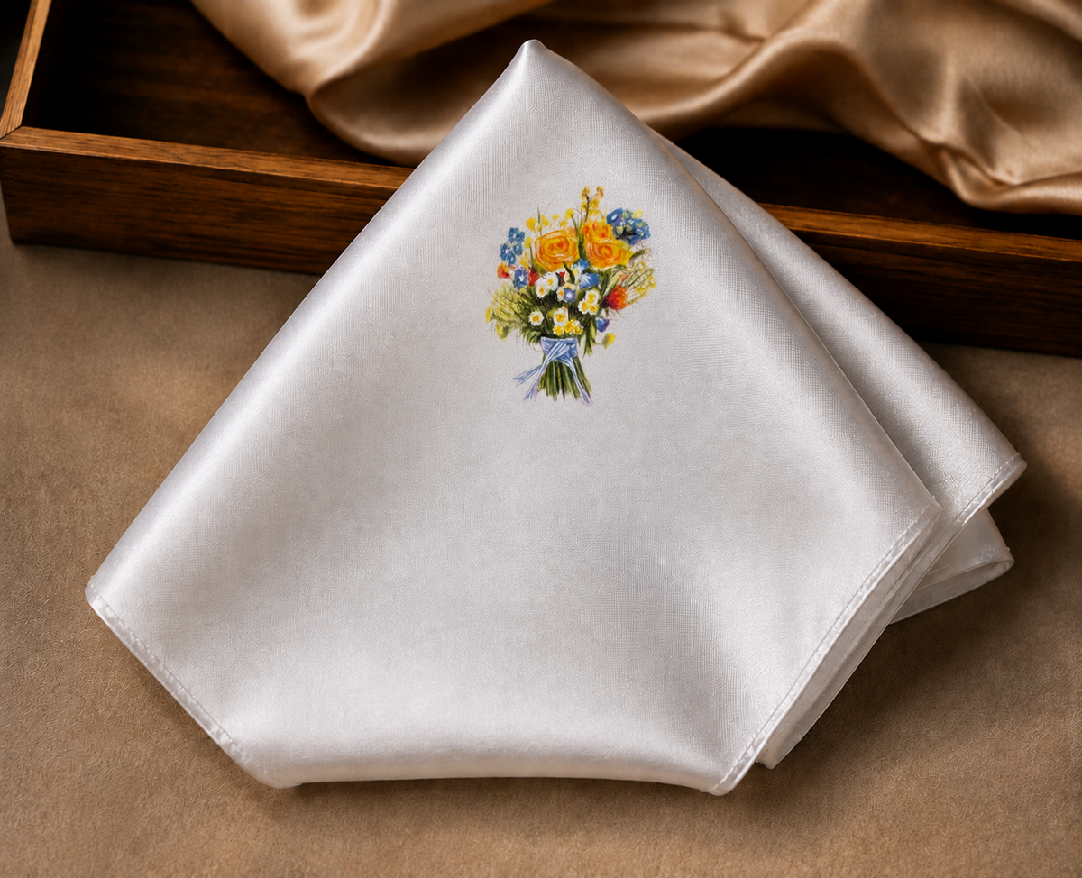 The Garden Bouquet POCKET SQUARE