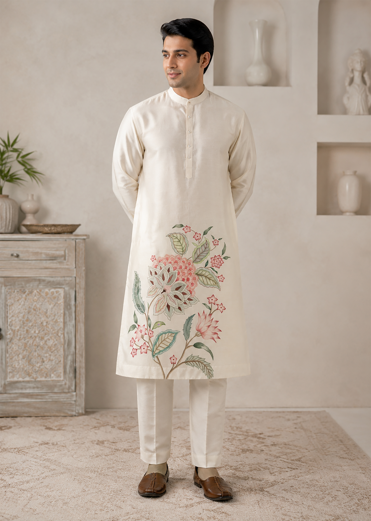 Botanical Bloom Kurta set