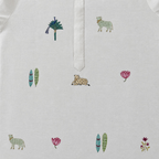 PICHWAI  l Chanderi silk hand painted kurta set