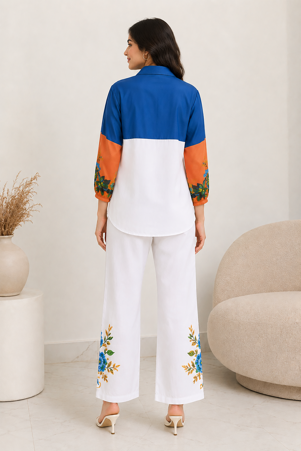Azure Bloom Co-ord Set