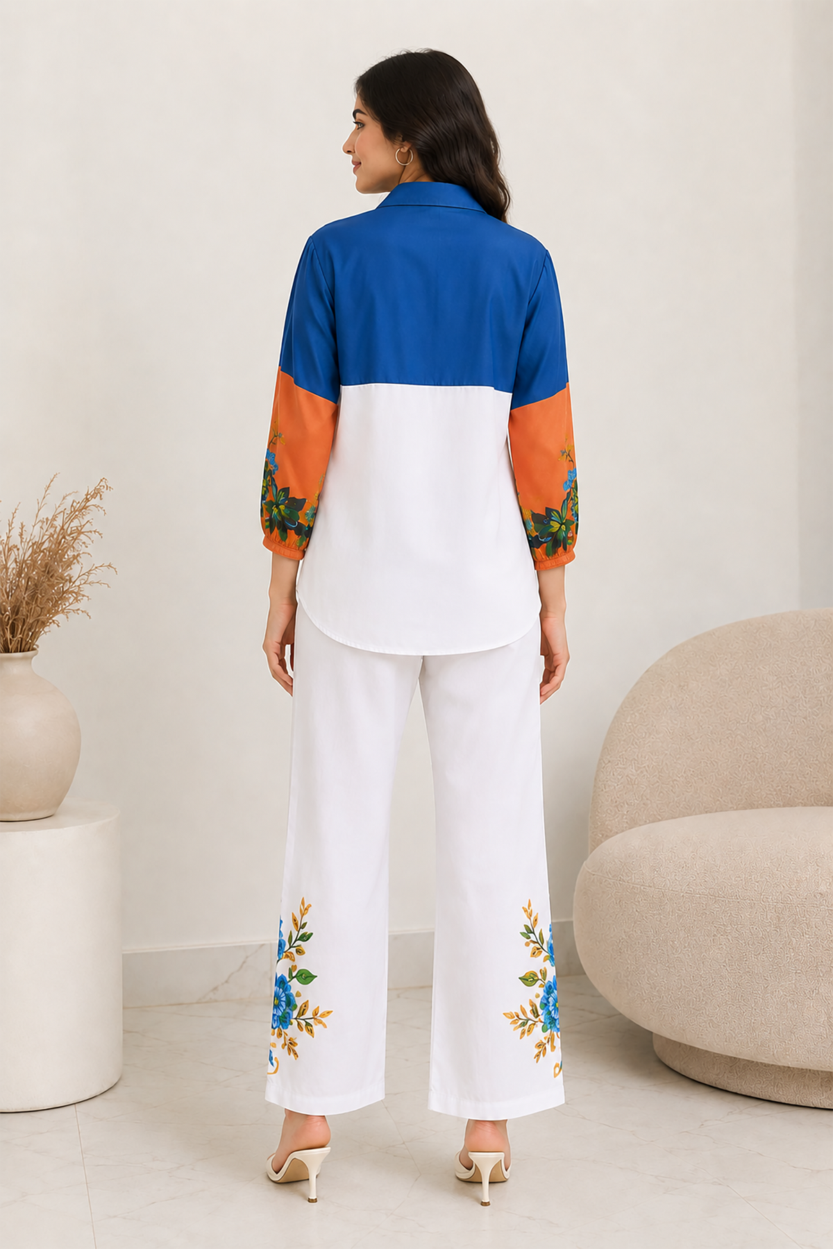 Azure Bloom Co-ord Set