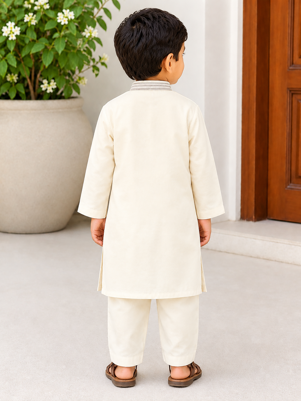 Under the sea l pure cotton satin kurta set